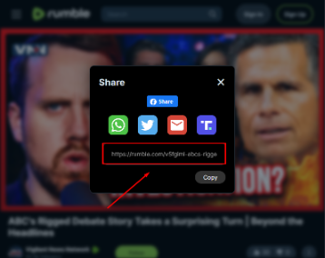 Rumble Video Downloader copy link